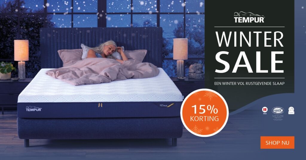 Tempur actie wintersale